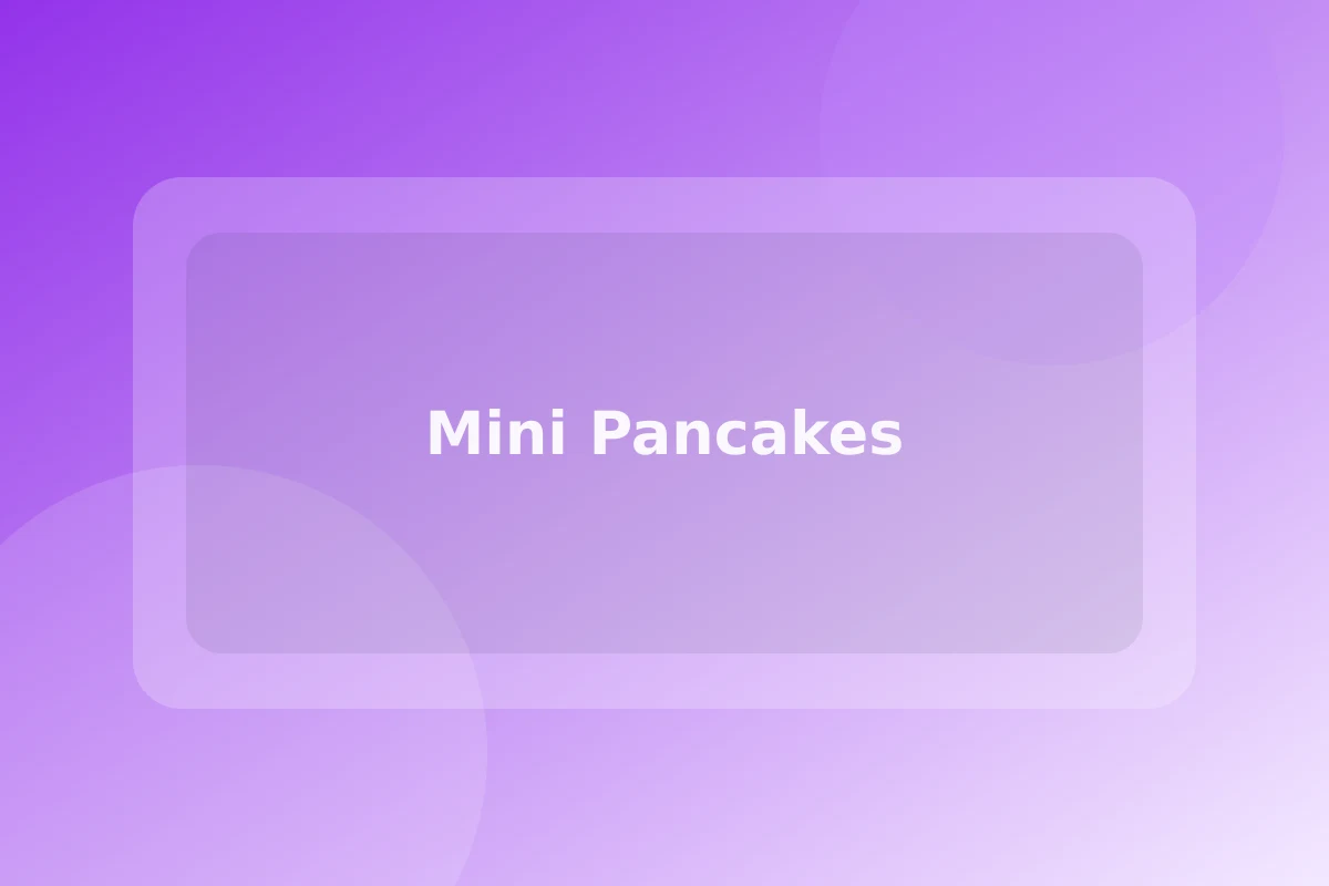 ミニパンケーキ