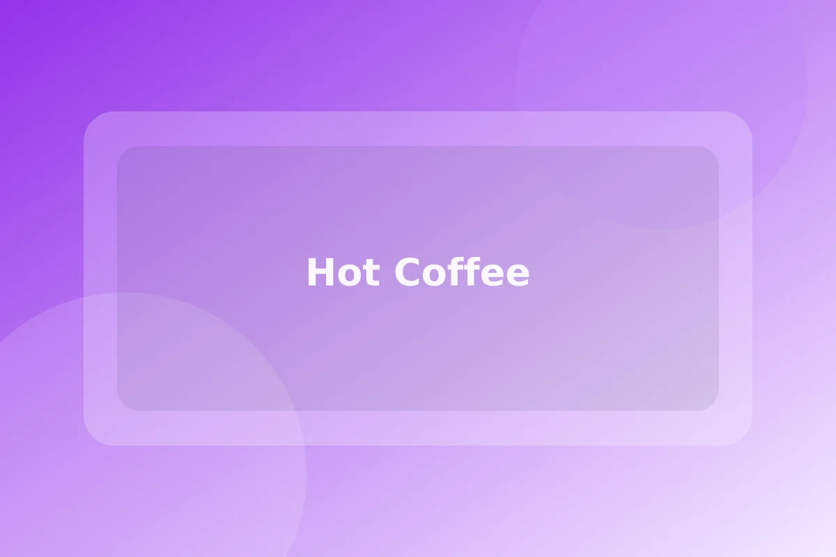 ホットコーヒー